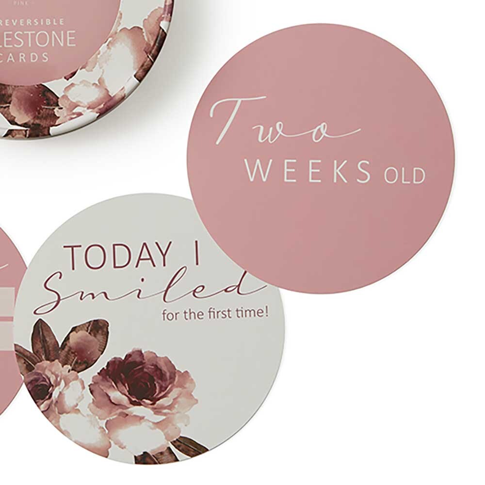 Fleur &amp; Jewel Reversible Milestone Cards