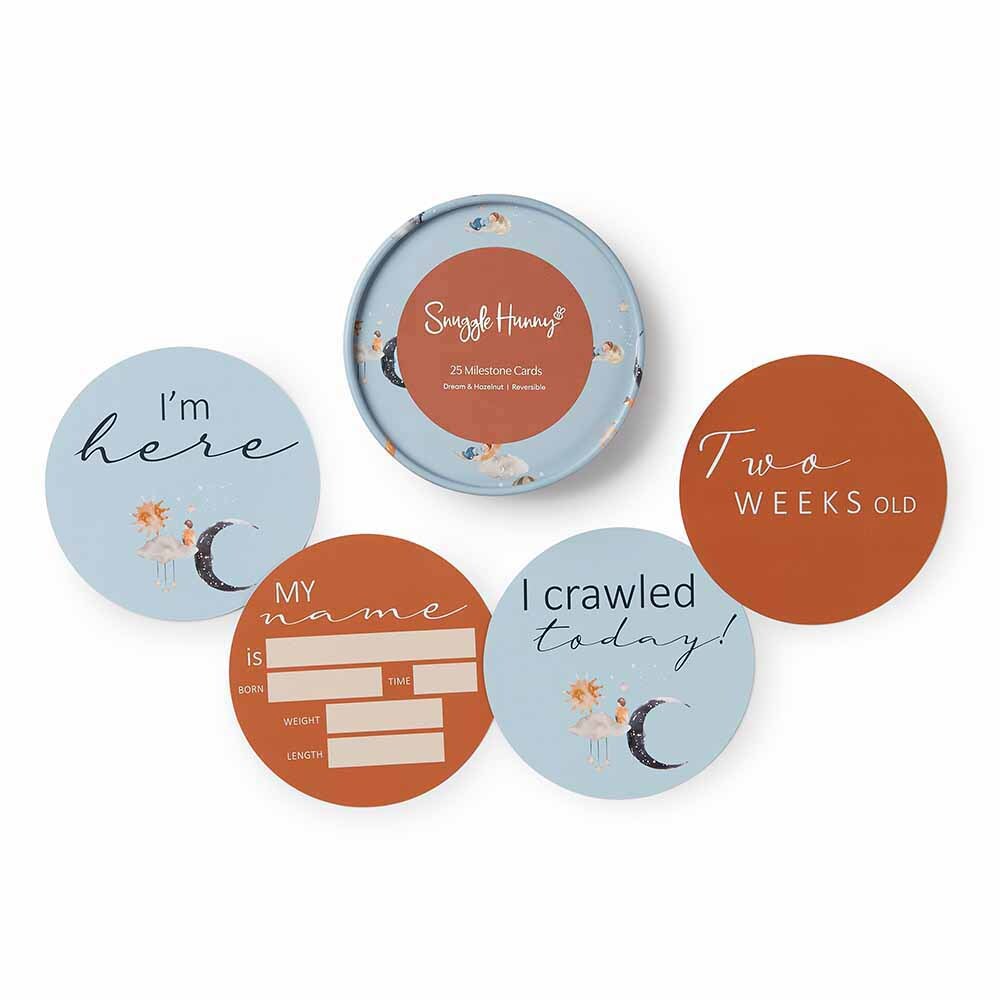 Dream &amp; Hazelnut Reversible Milestone Cards