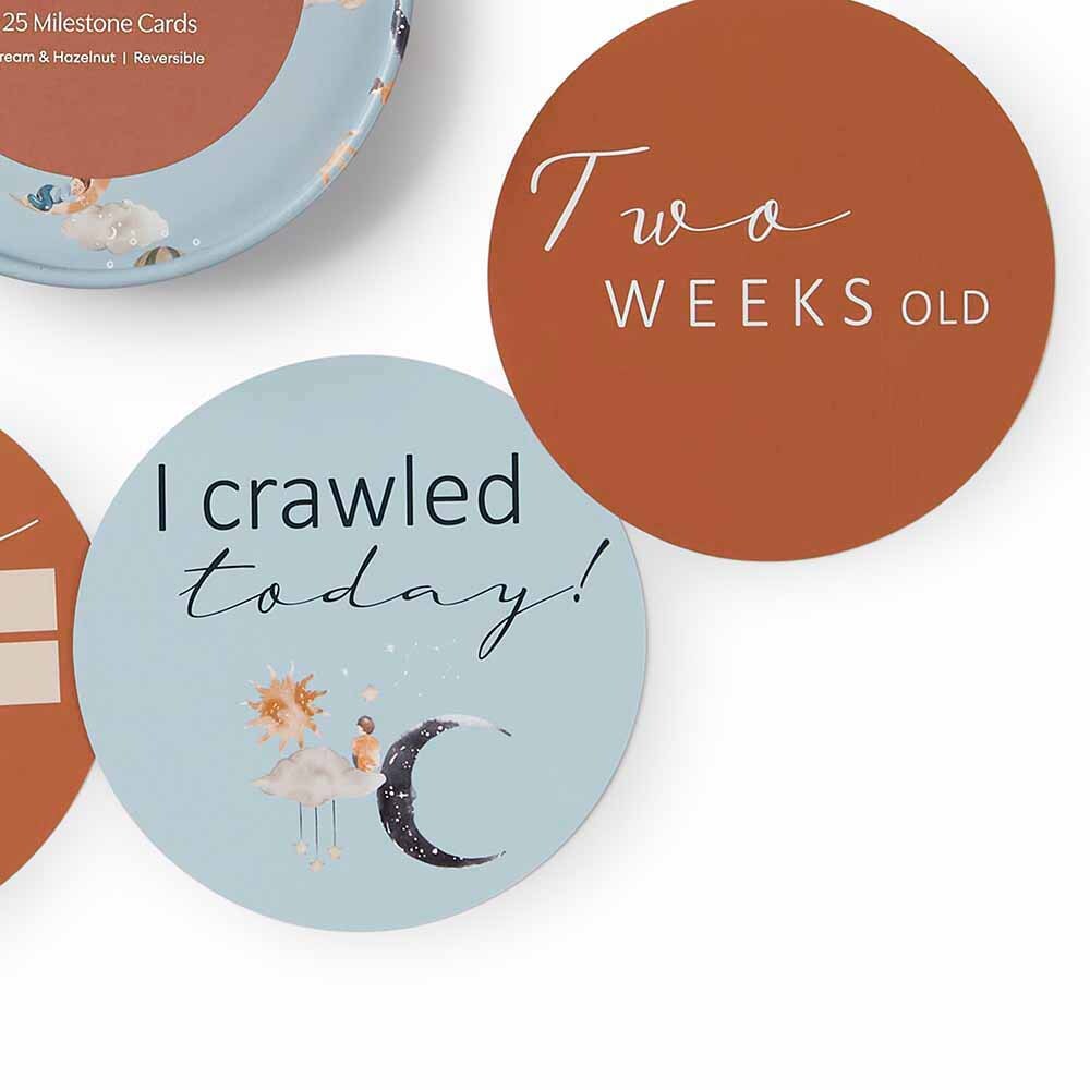 Dream &amp; Hazelnut Reversible Milestone Cards