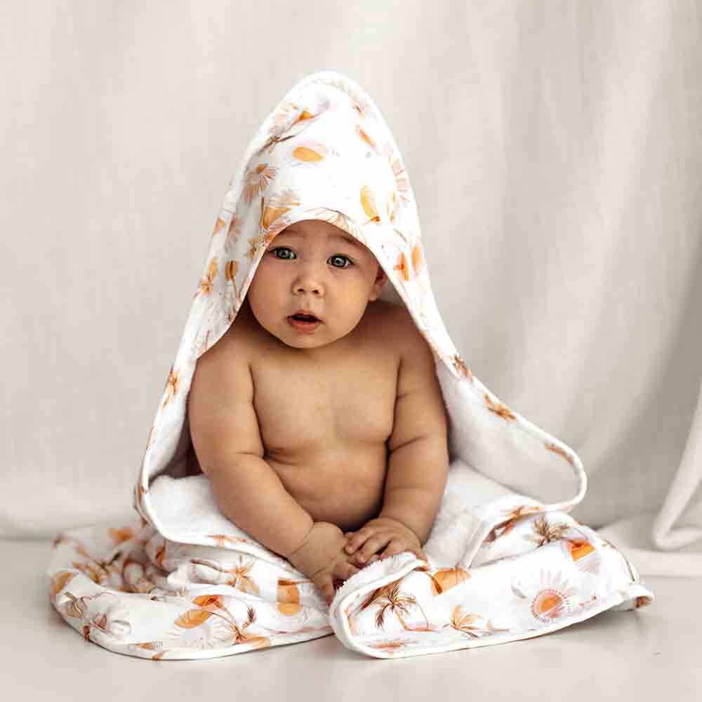 Paradise Organic Hooded Baby Towel