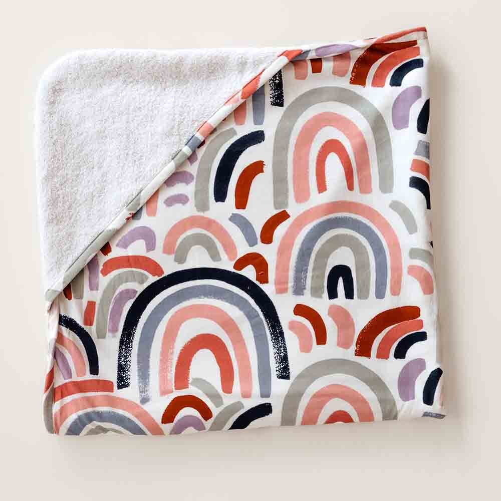 Rainbow Baby Organic Hooded Baby Towel