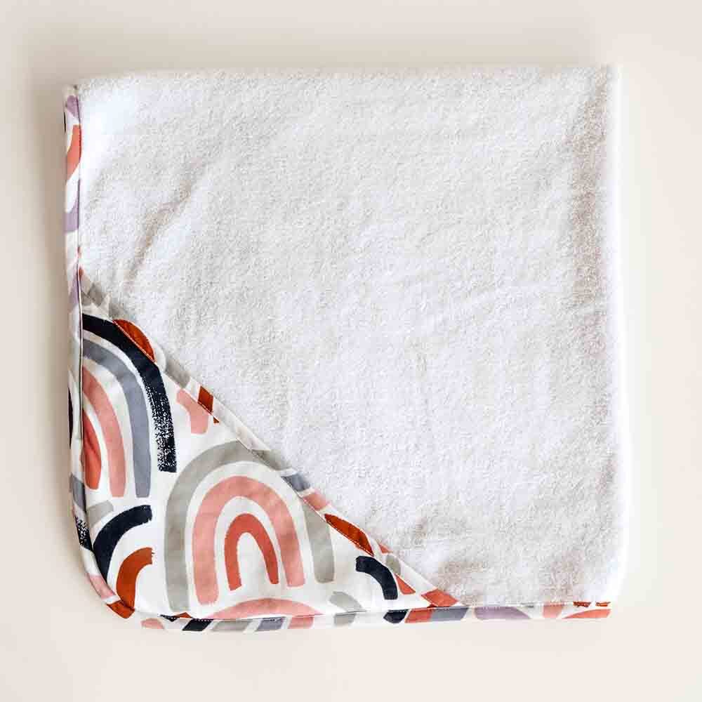 Rainbow Baby Organic Hooded Baby Towel
