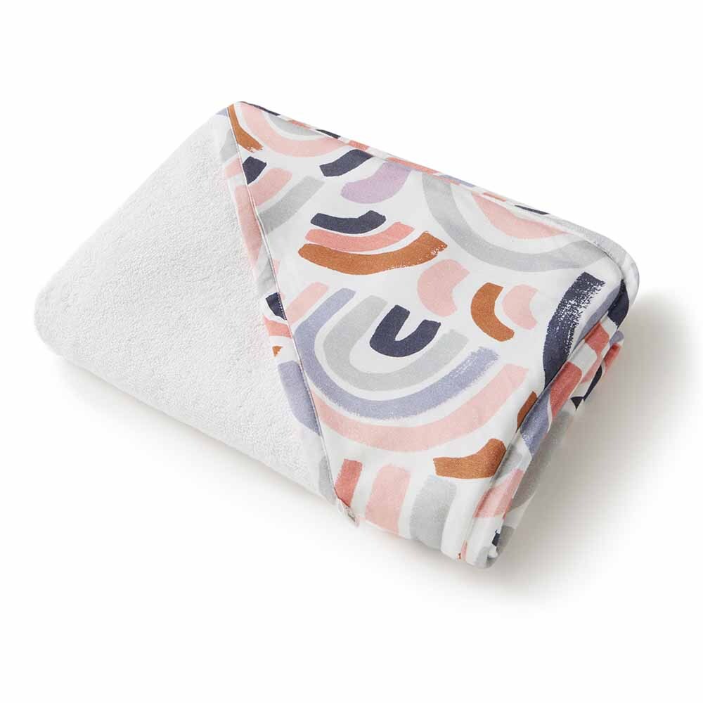 Rainbow Baby Organic Hooded Baby Towel