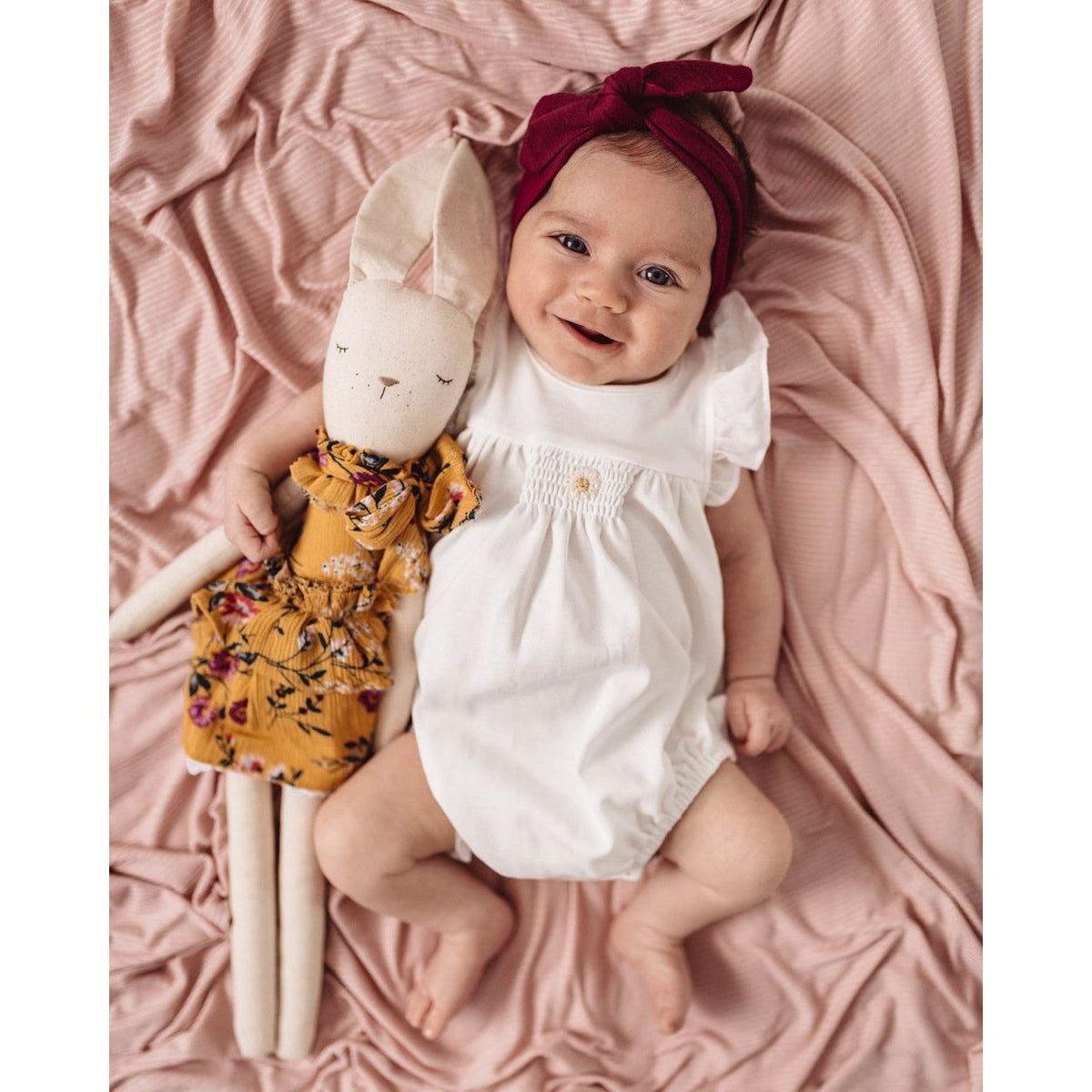 Burgundy Topknot Headband