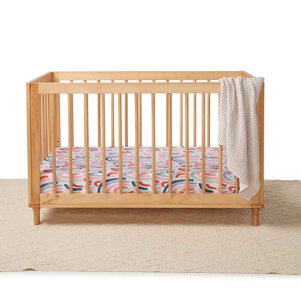 Rainbow Baby Fitted Cot Sheet