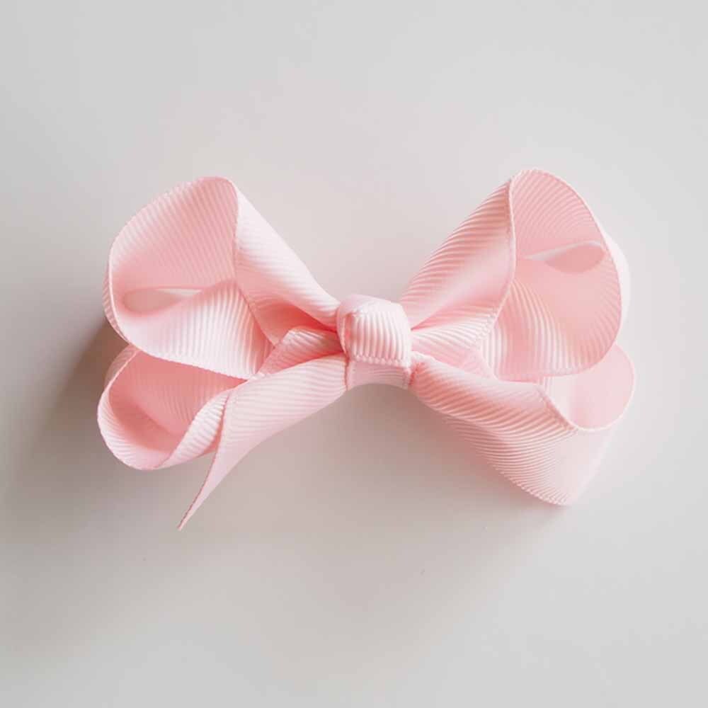 Baby Pink Bow Hair Clip