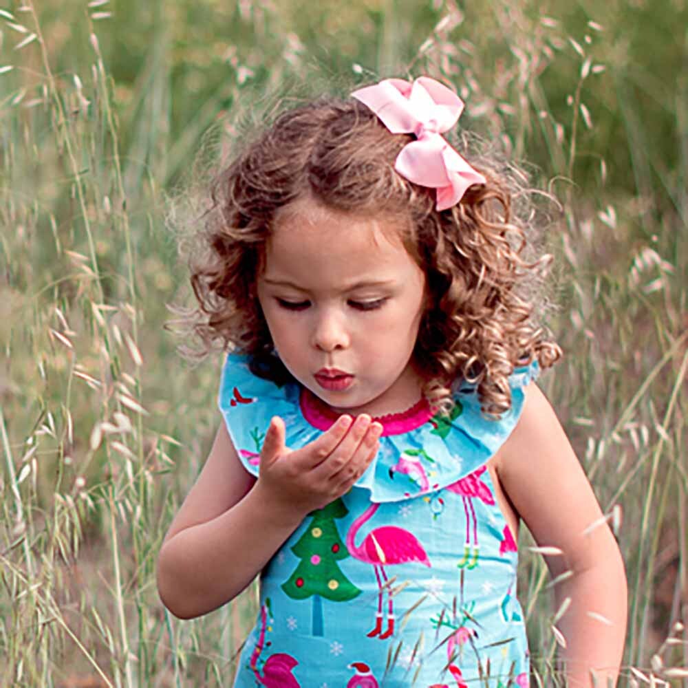 Baby Pink Bow Hair Clip