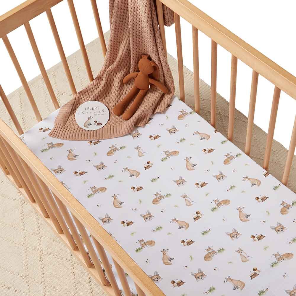 Fox Fitted Cot Sheet