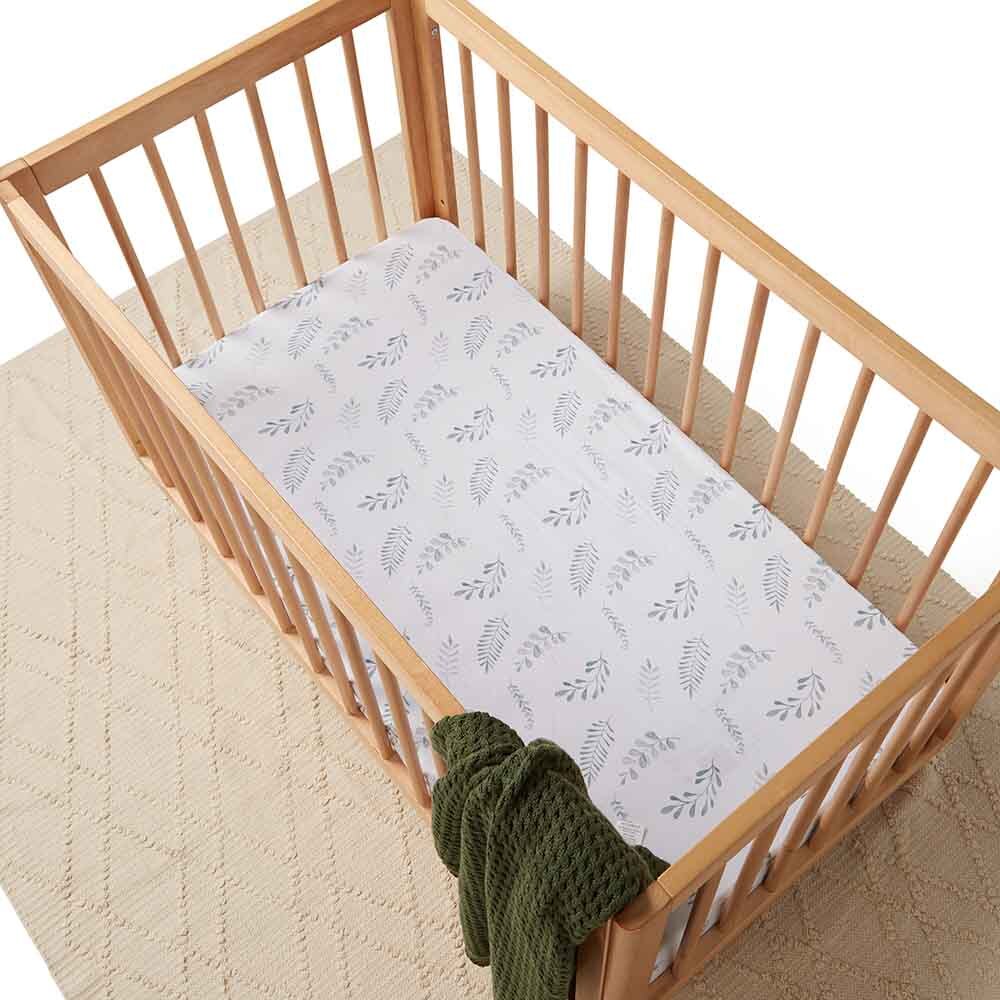 Wild Fern Fitted Cot Sheet