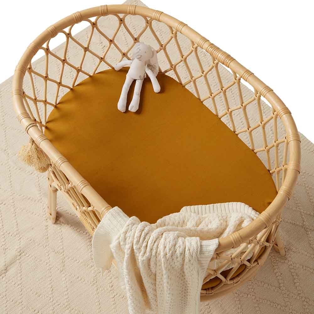 Bronze Bassinet Sheet / Change Pad Cover