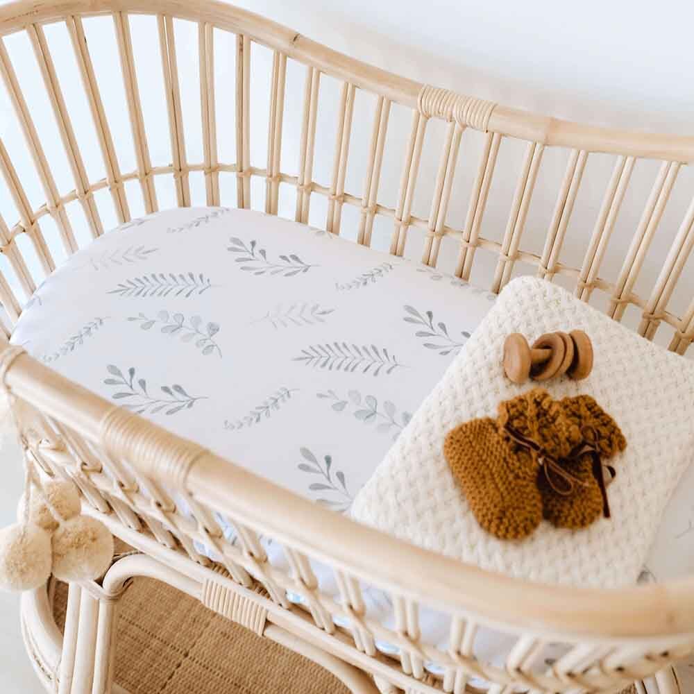 Wild Fern Bassinet Sheet / Change Pad Cover