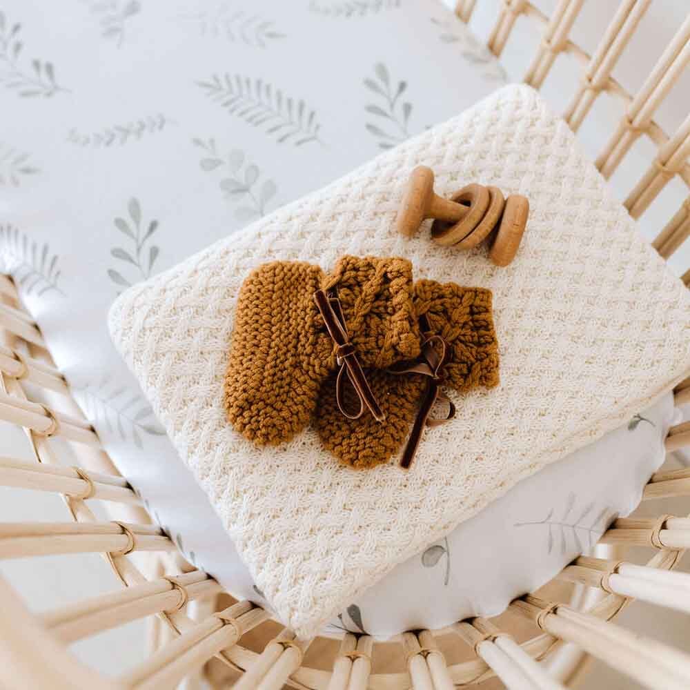 Wild Fern Bassinet Sheet / Change Pad Cover