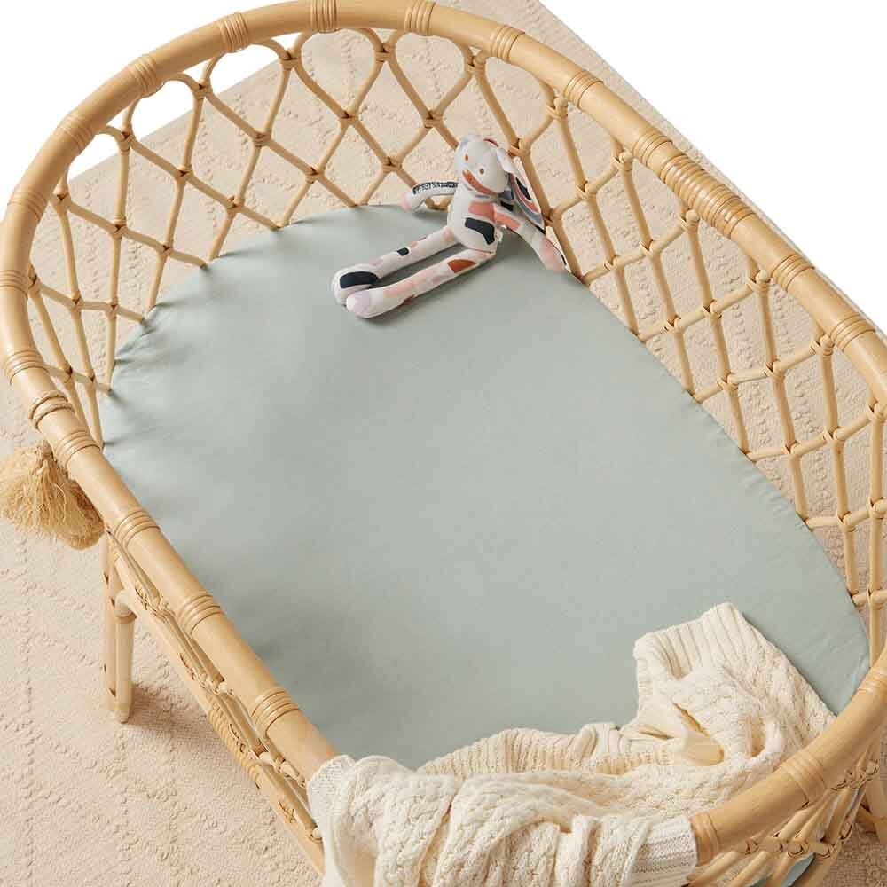 Sage Bassinet Sheet / Change Pad Cover