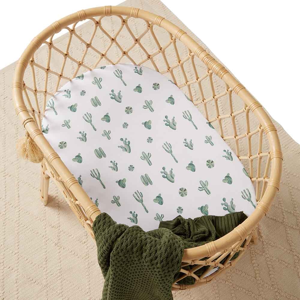 Cactus Bassinet Sheet / Change Pad Cover