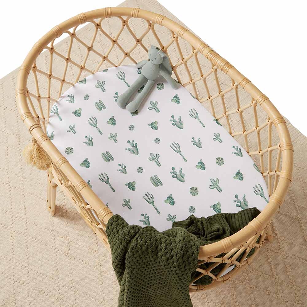 Cactus Bassinet Sheet / Change Pad Cover