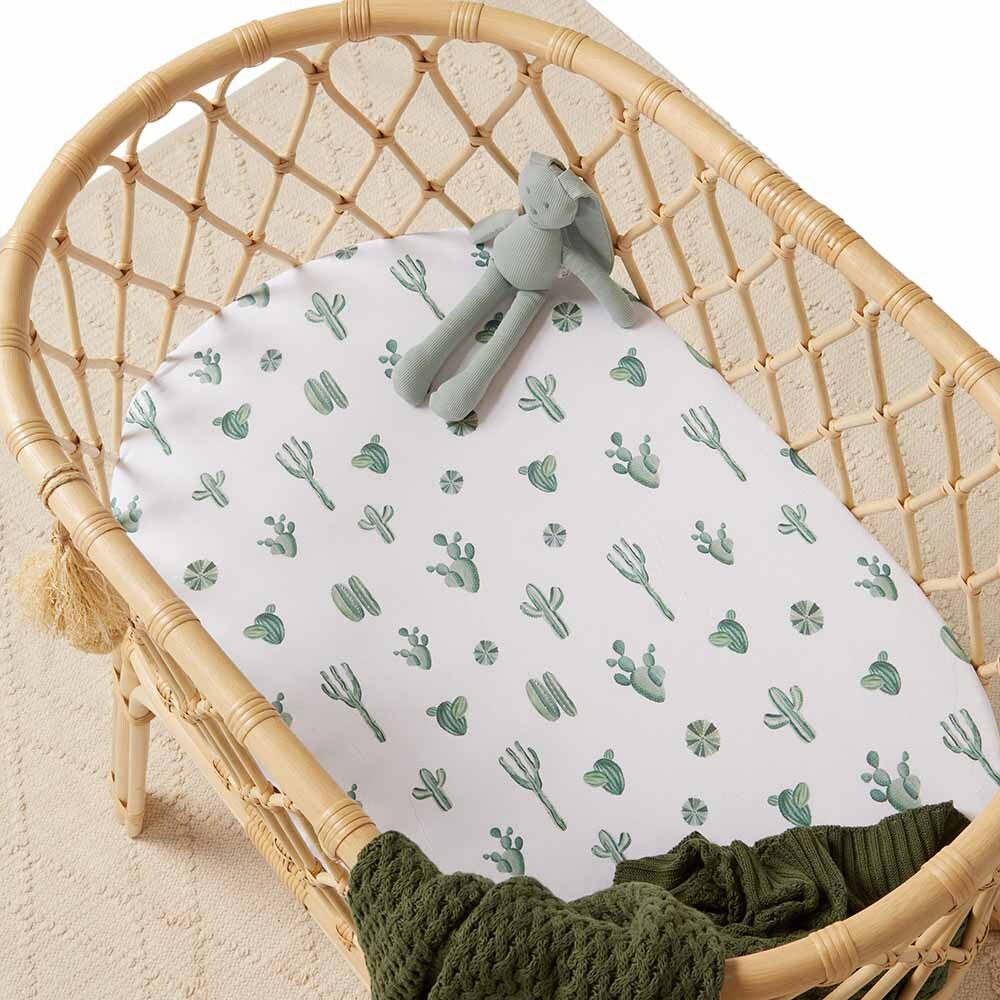 Cactus Bassinet Sheet / Change Pad Cover