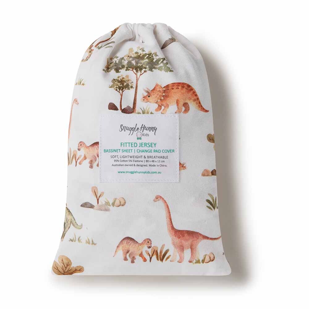 Dino Bassinet Sheet / Change Pad Cover
