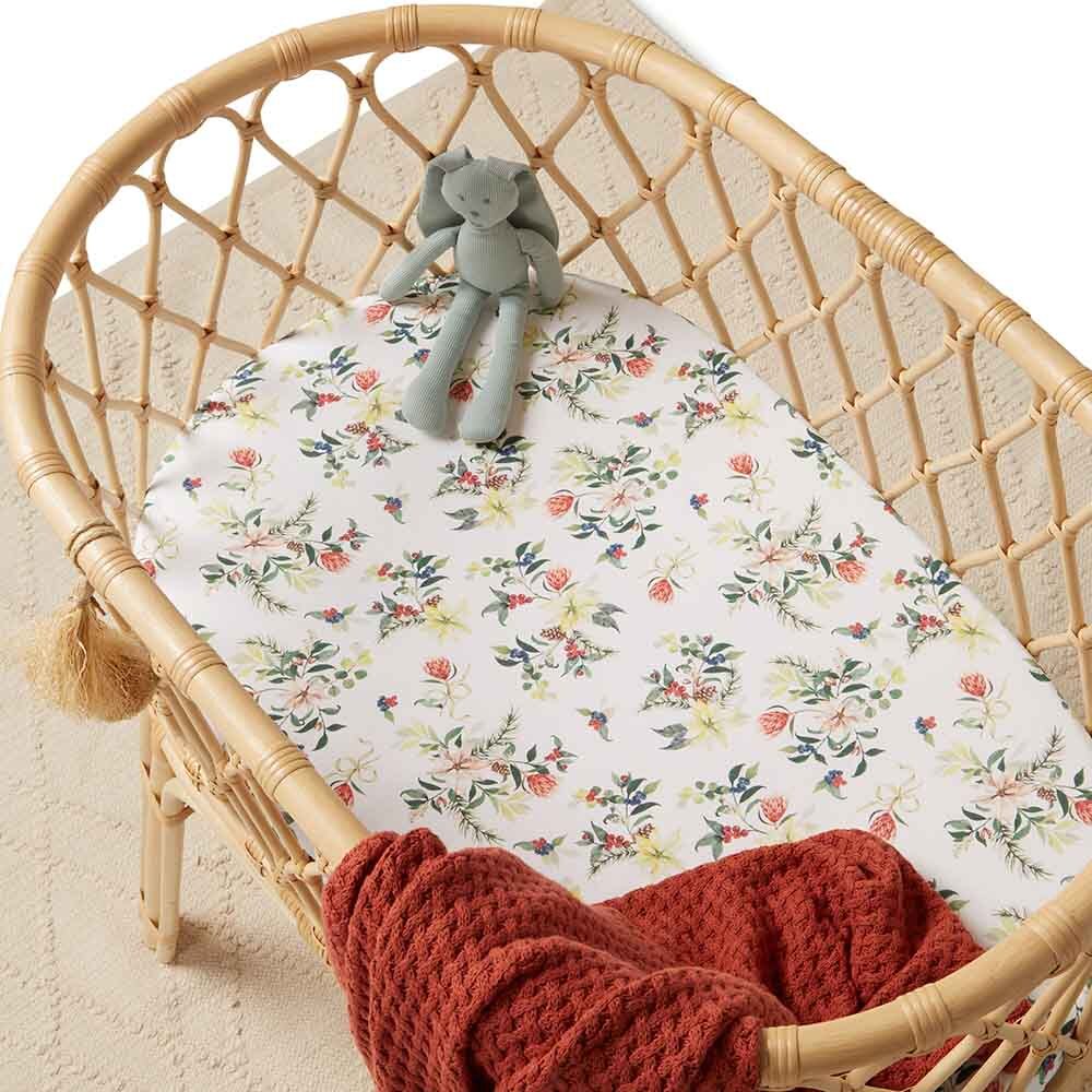 Festive Berry Bassinet Sheet - Limited Edition