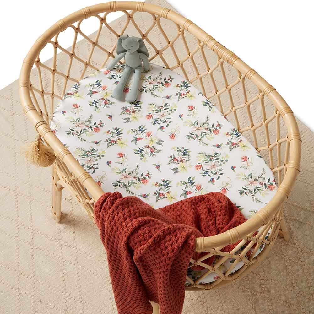 Festive Berry Bassinet Sheet - Limited Edition