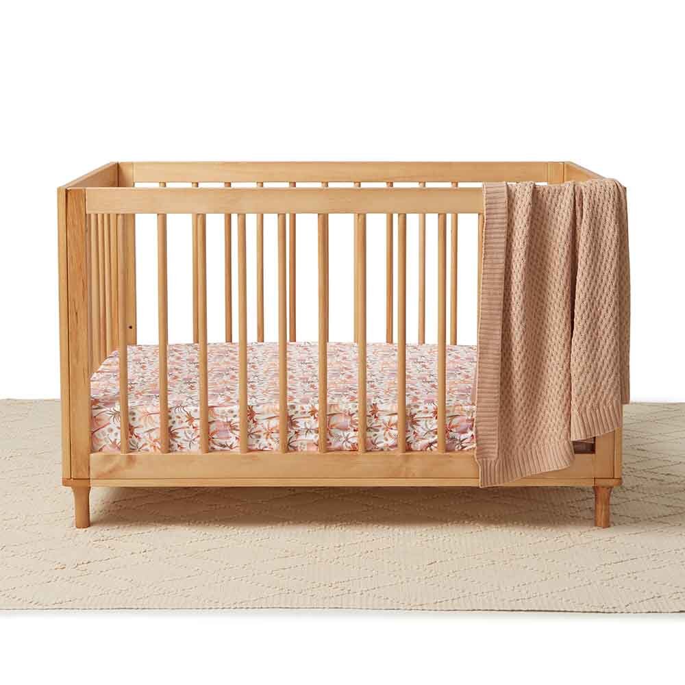 Palm Springs Fitted Cot Sheet