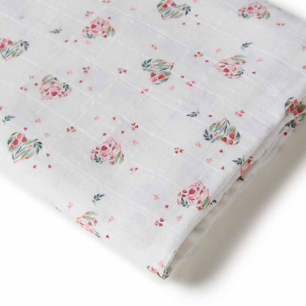 Heart Organic Muslin Wrap