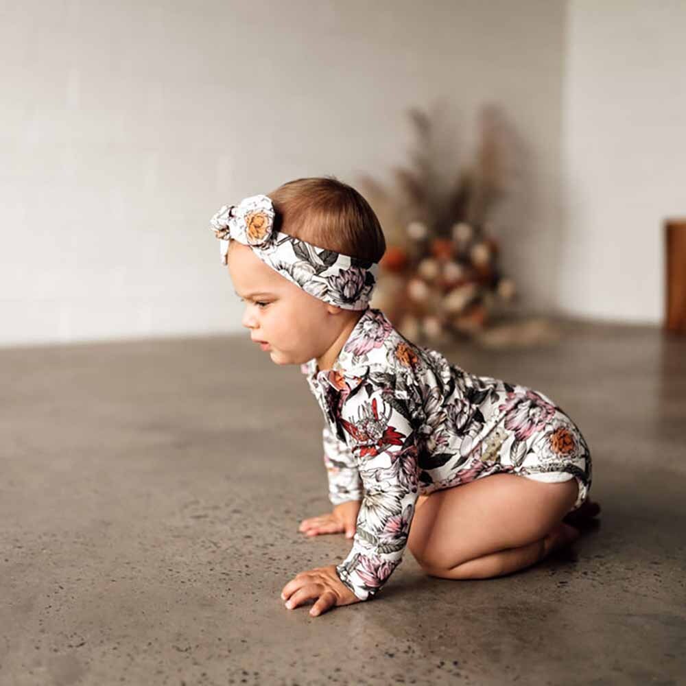 Australiana Long Sleeve Organic Bodysuit