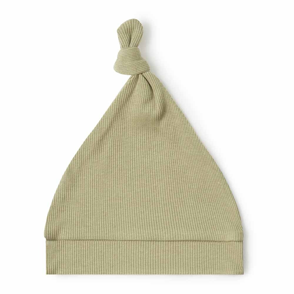 Dewkist Ribbed Organic Knotted Beanie