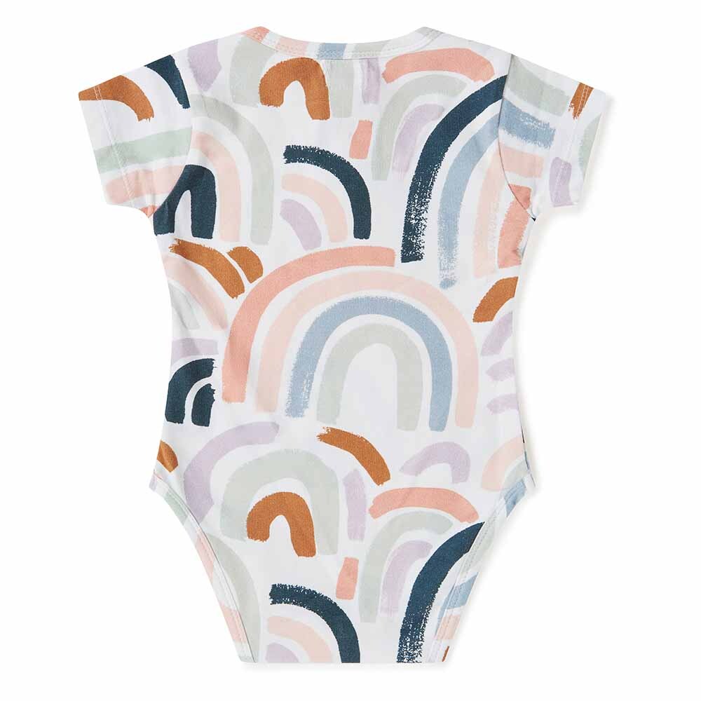 Rainbow Baby Short Sleeve Organic Bodysuit