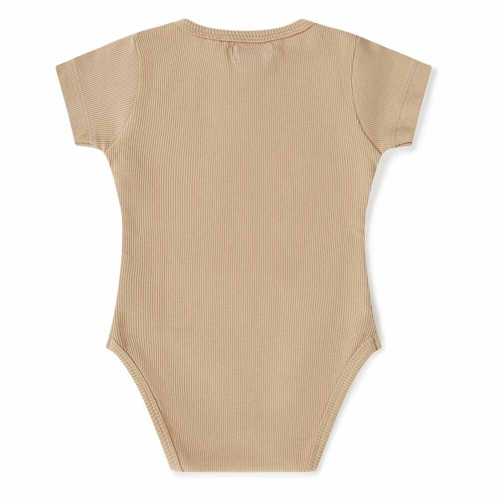 Pebble Short Sleeve Organic Bodysuit