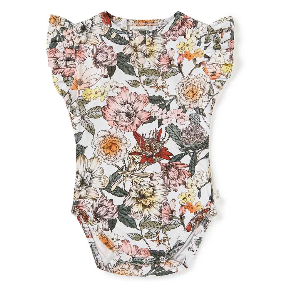 Australiana Short Sleeve Organic Bodysuit