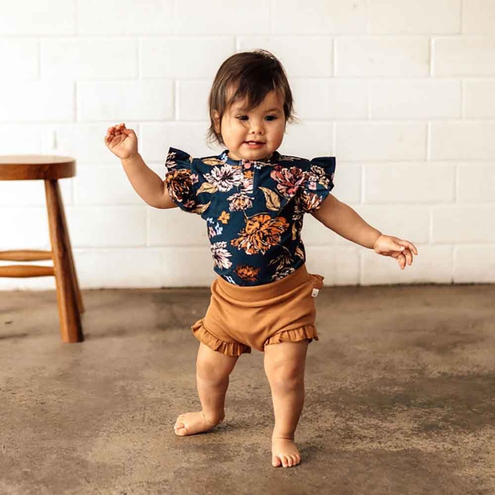 Belle Short Sleeve Organic Bodysuit