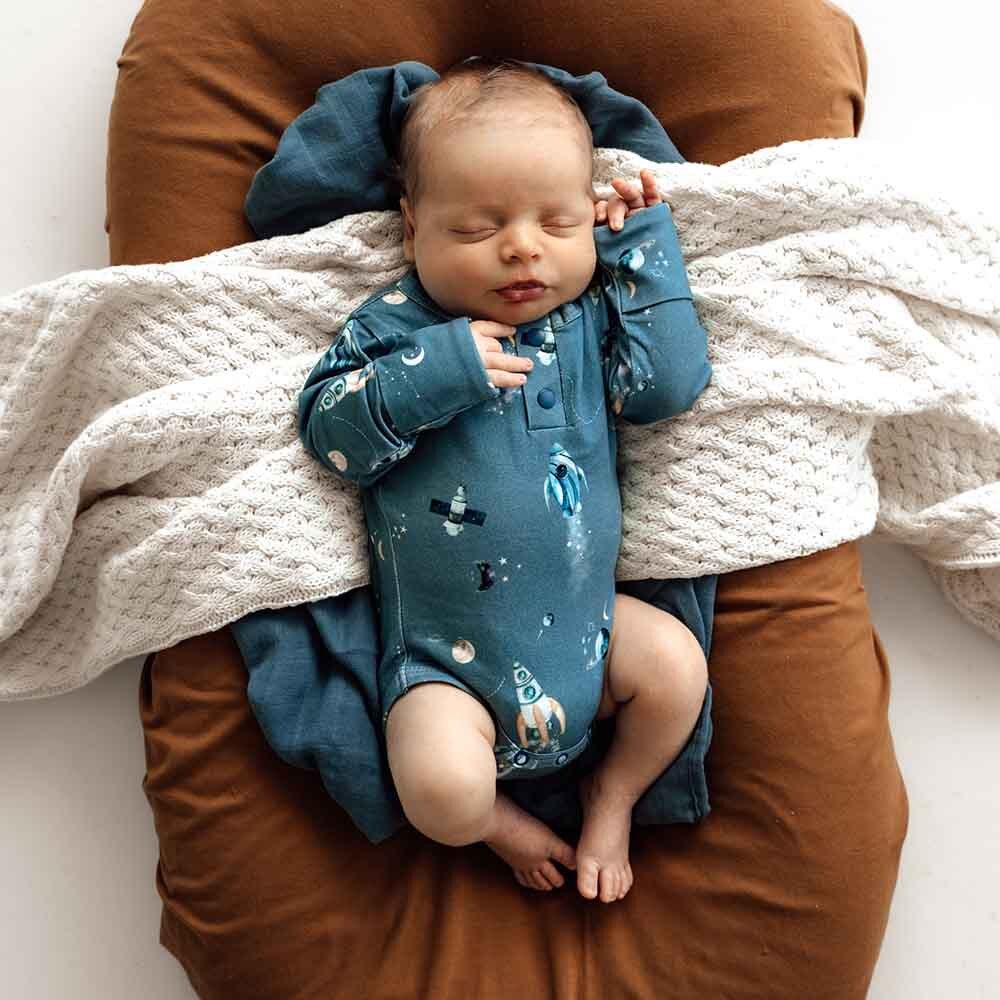 Rocket Long Sleeve Organic Bodysuit