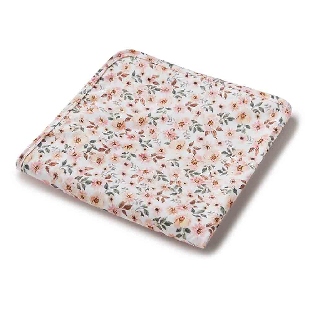 Spring Floral Organic Jersey Wrap