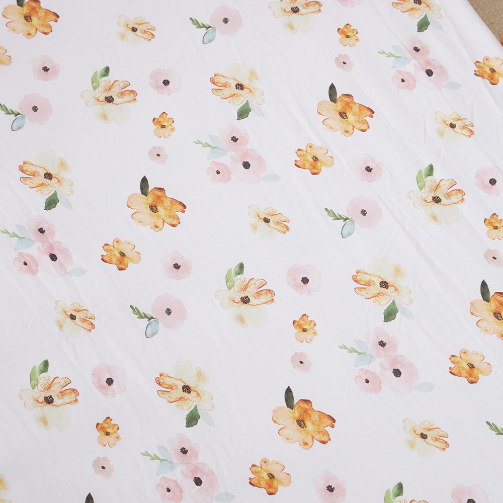 Poppy Fitted Cot Sheet