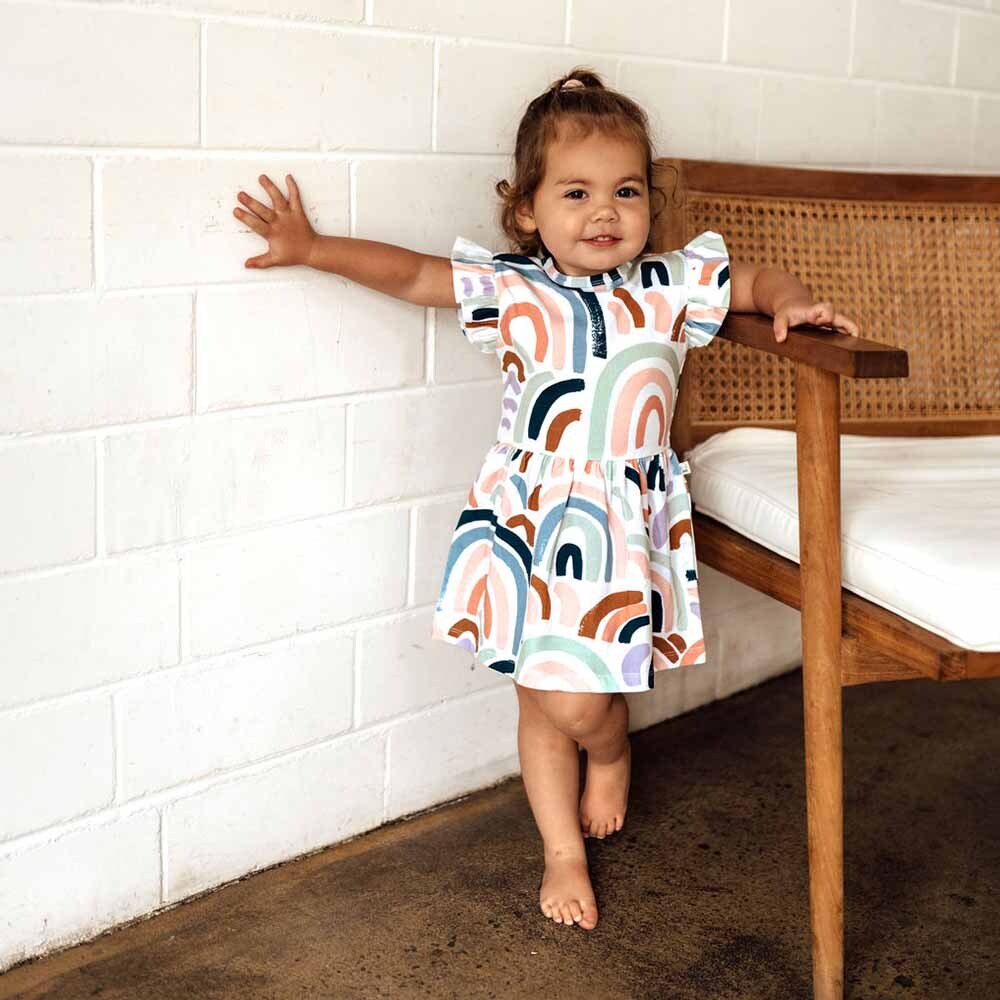 Rainbow Baby Organic Baby Dress