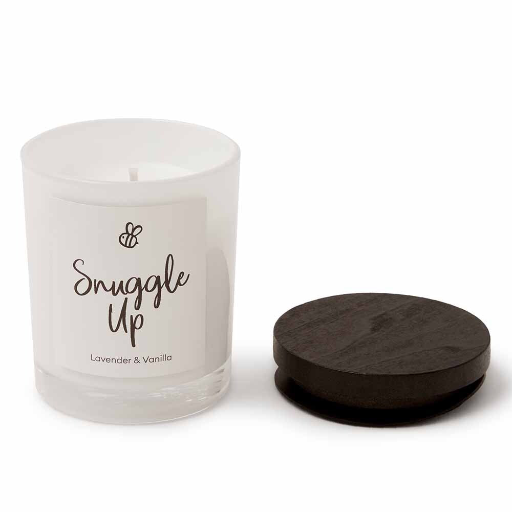 Natural Soy Candle Lavender &amp; Vanilla - Snuggle Up