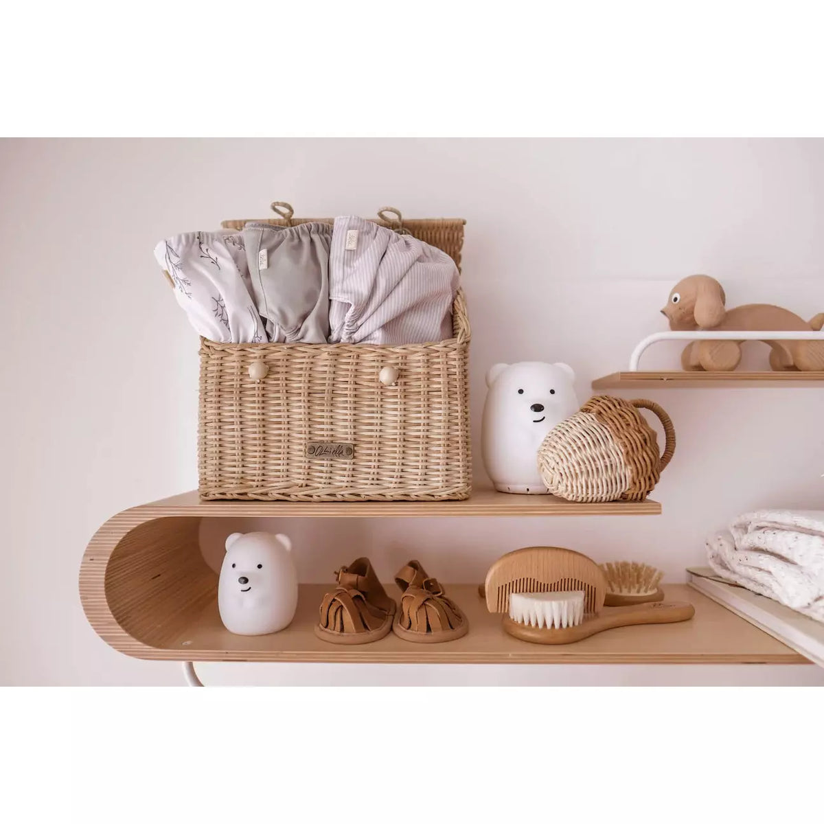 Wooden Baby Brush Set