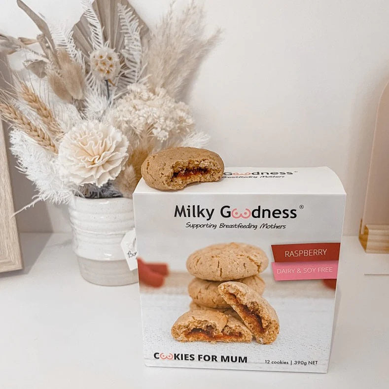Raspberry Lactation Cookies