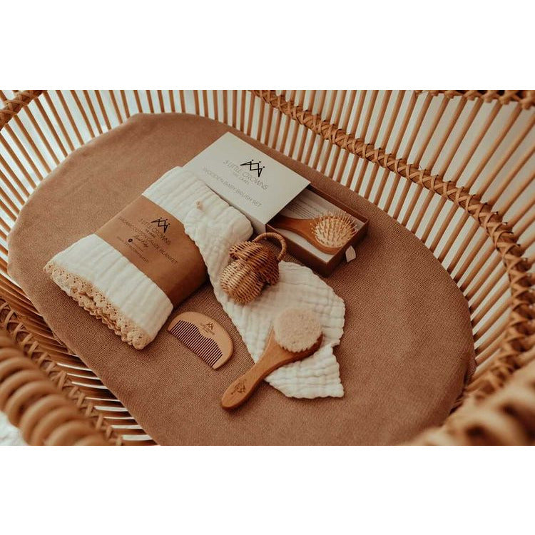 Wooden Baby Brush Set