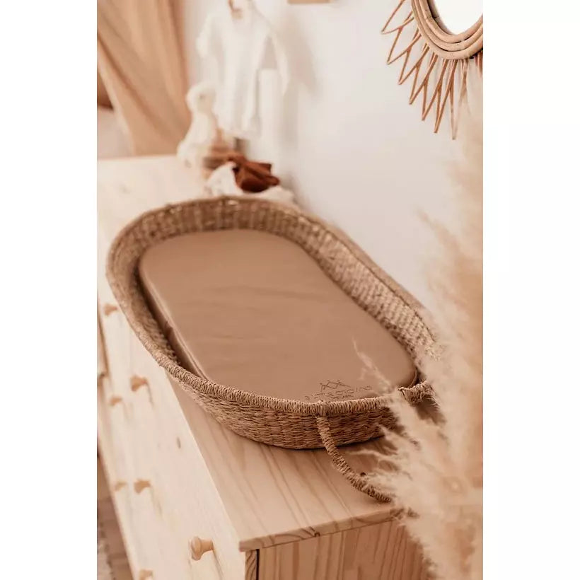 Vegan Leather Padded Change Pad - Tan