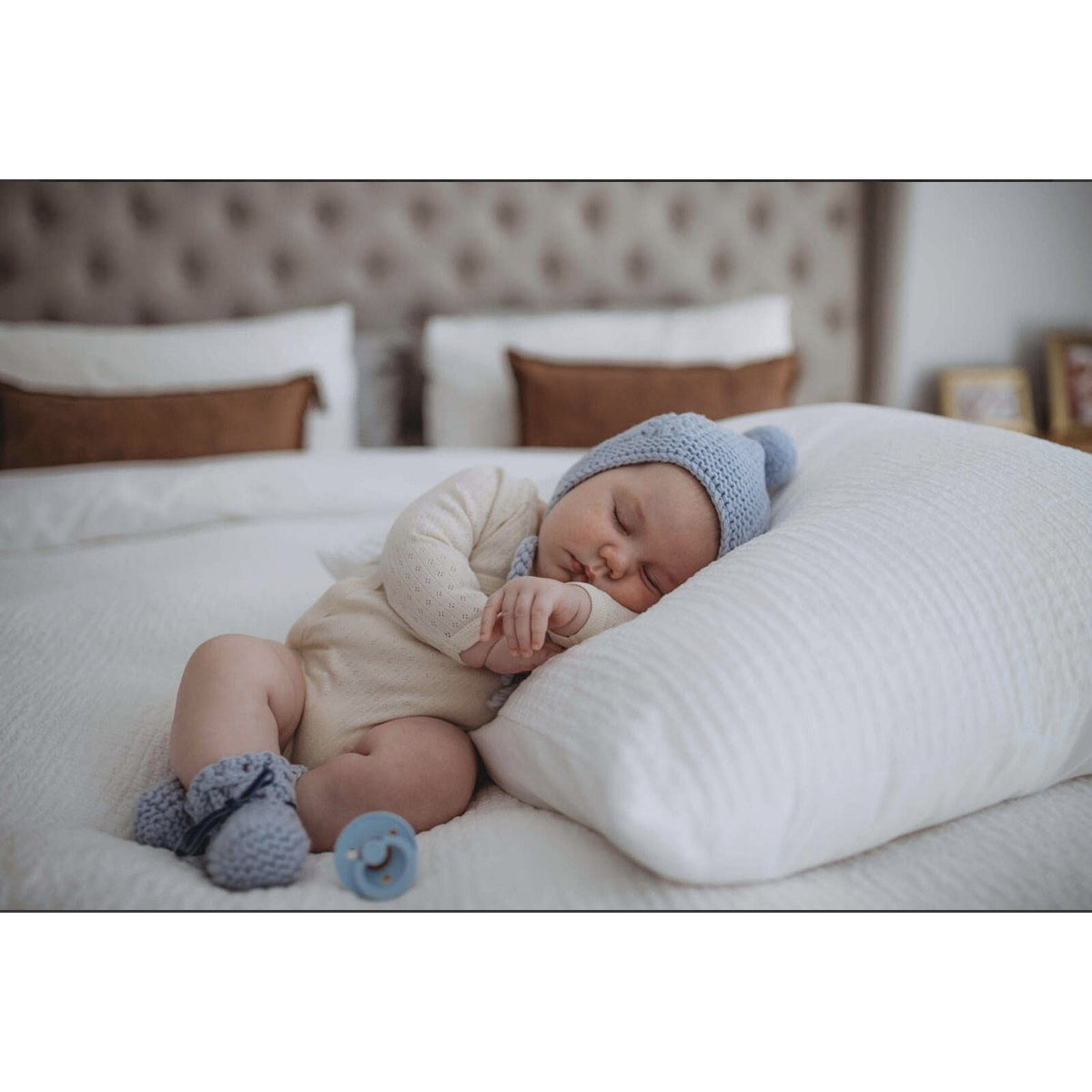 Merino Wool Bonnet &amp; Booties