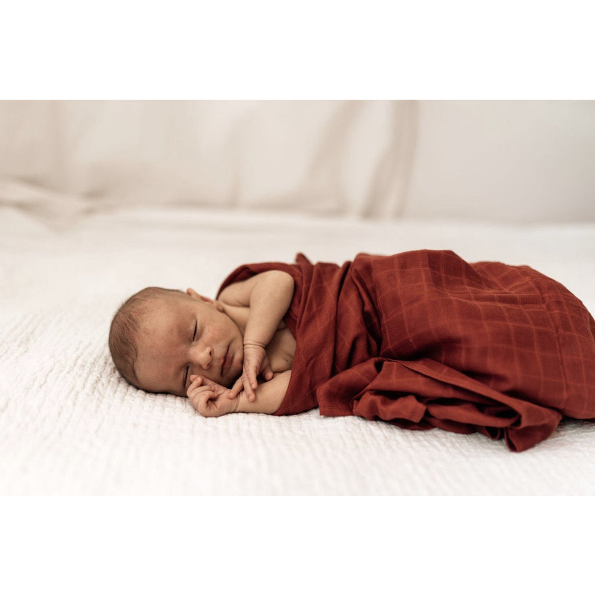 Rust | Organic Muslin Wrap