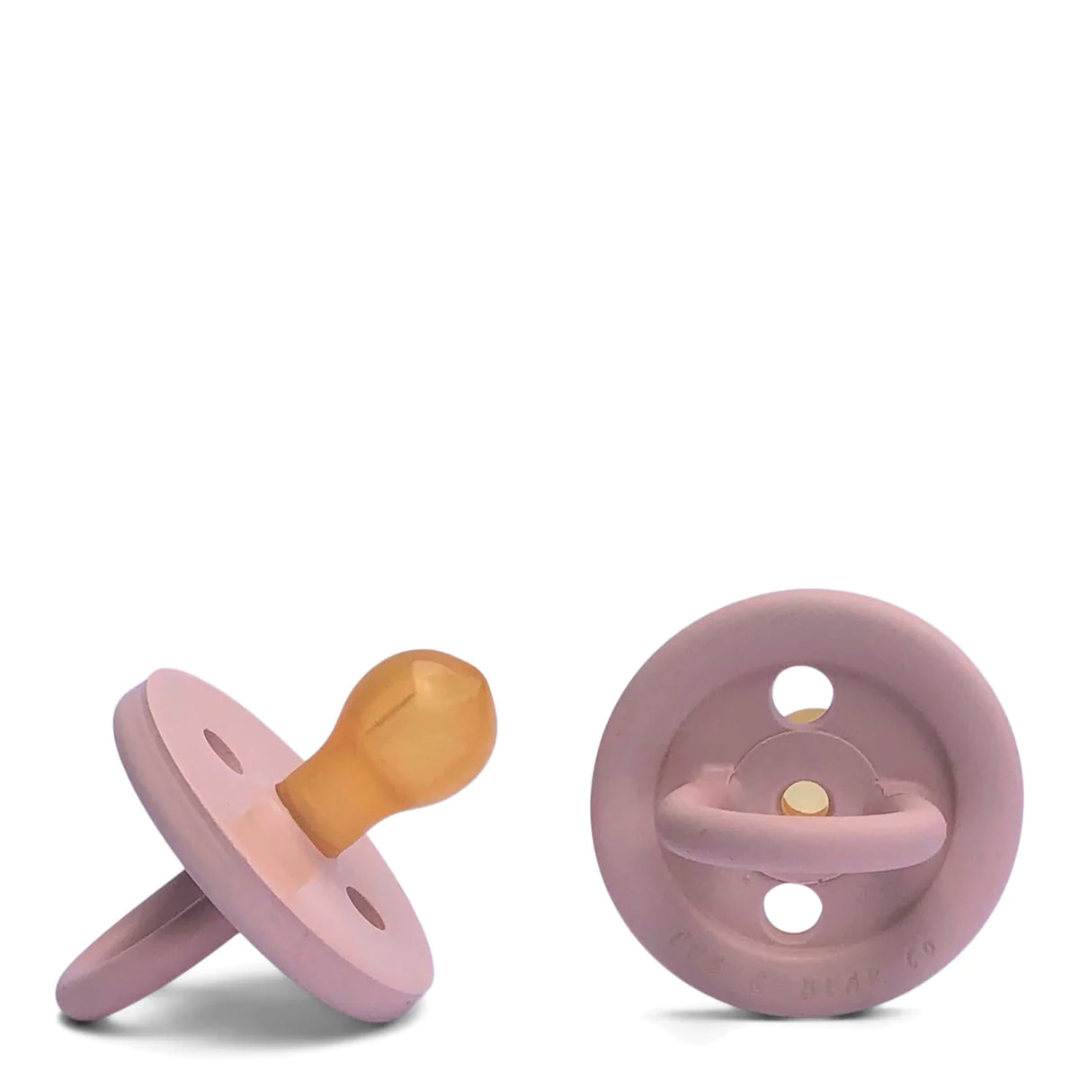 Blush Pink Natural Rubber Dummy | Cub &amp; Bear Co