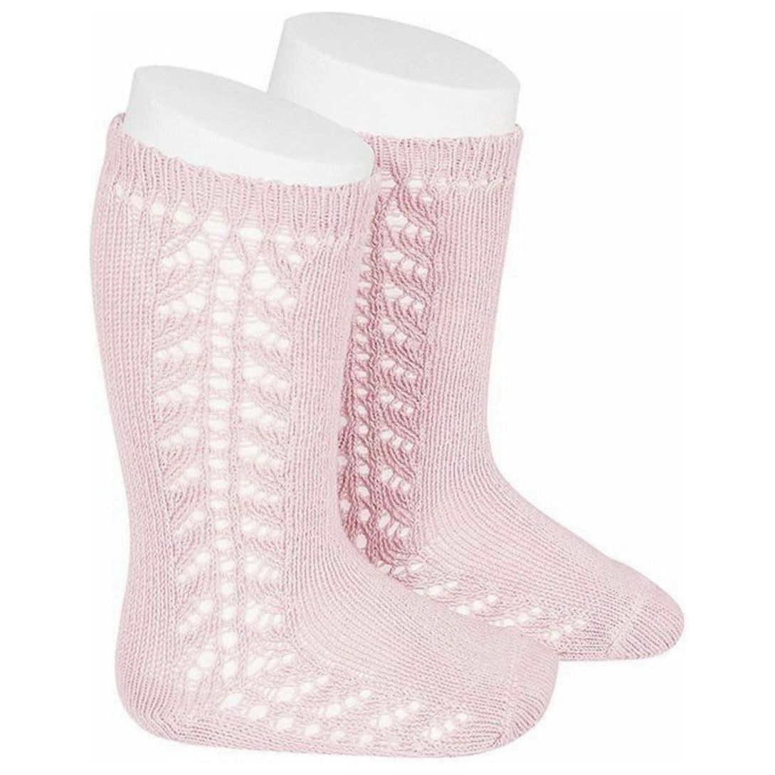 Ćondor Side Openwork Lace Knee High