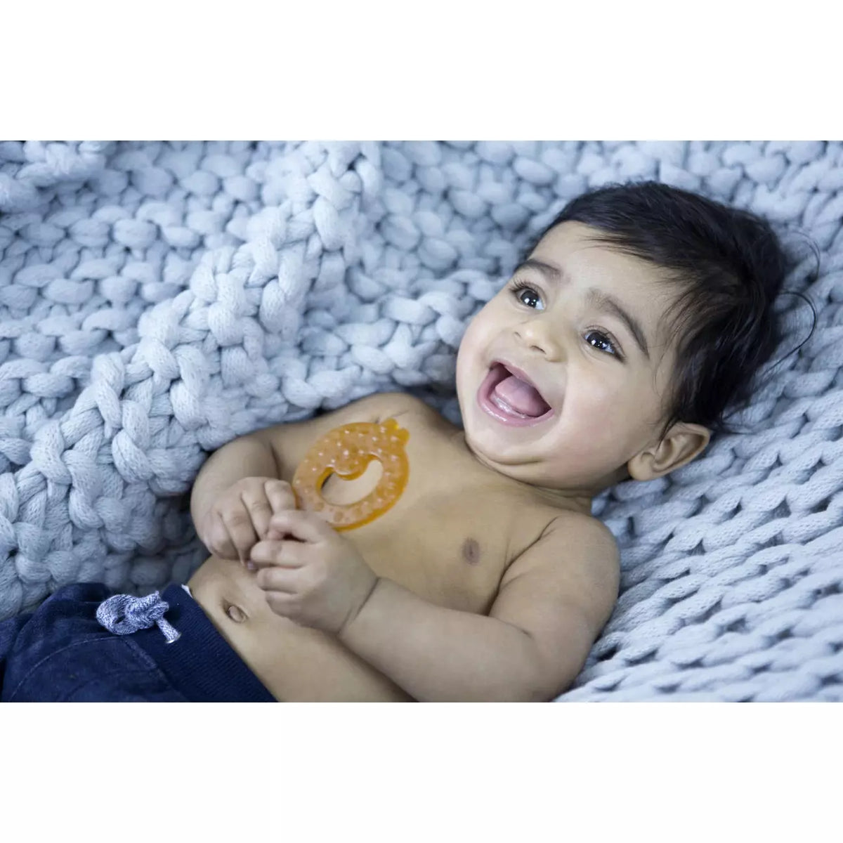 Twin Natural Rubber Teether | Eco Packaging