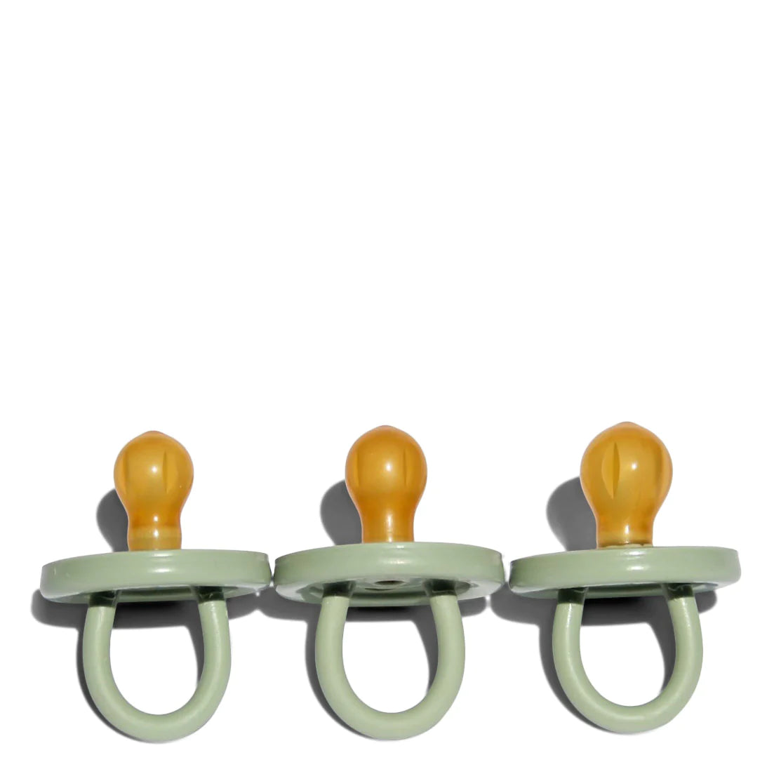 Sage Green Natural Rubber Dummy | Cub &amp; Bear Co