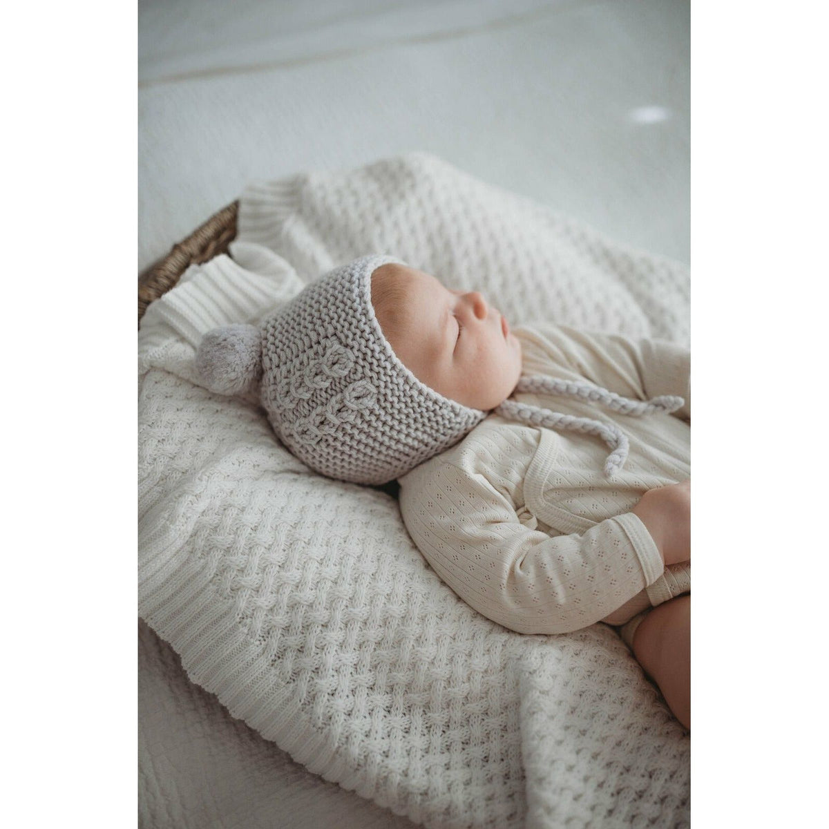 Merino Wool Bonnet &amp; Booties
