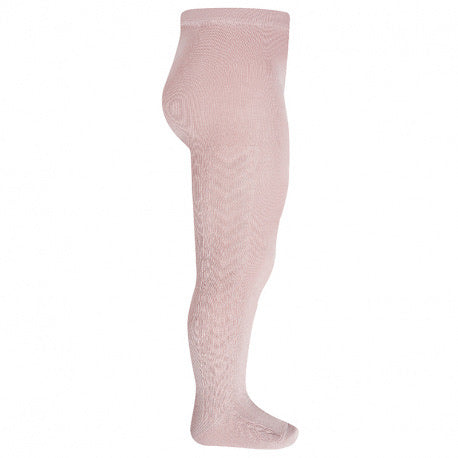 SIDE PATTERNED TIGHTS PALE PINK