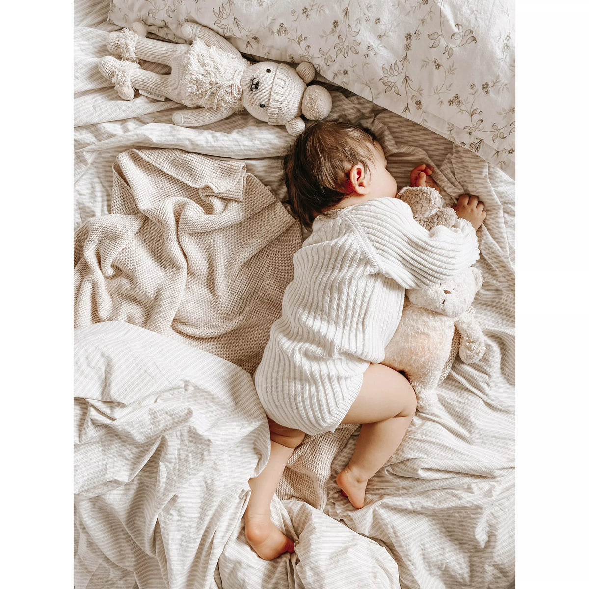 Ribbed Onesie - Milk