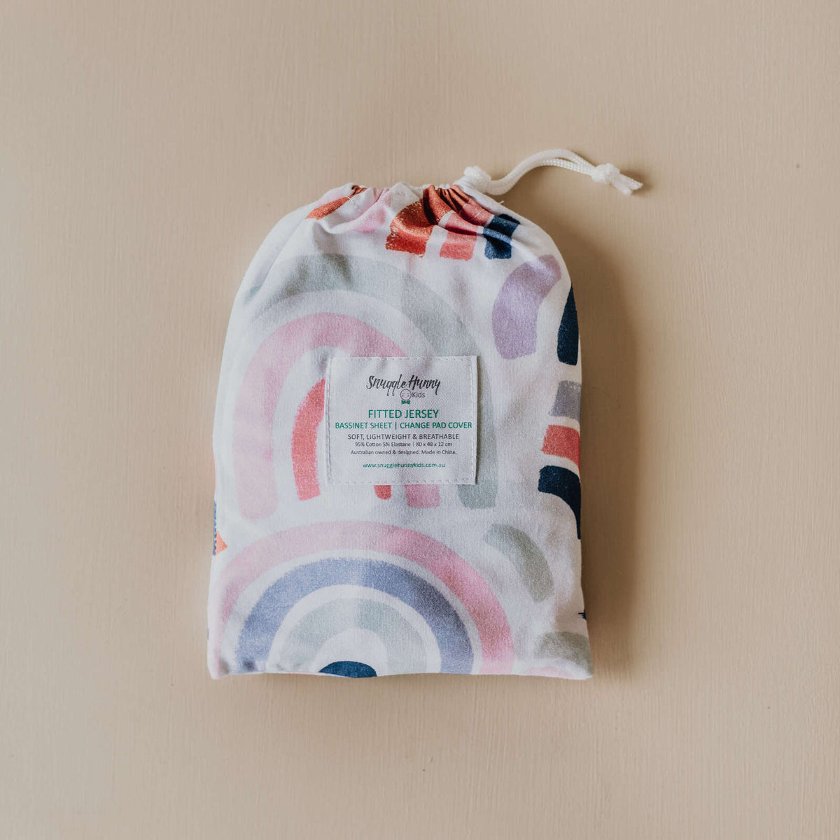 Rainbow Baby Bassinet Sheet / Change Pad Cover